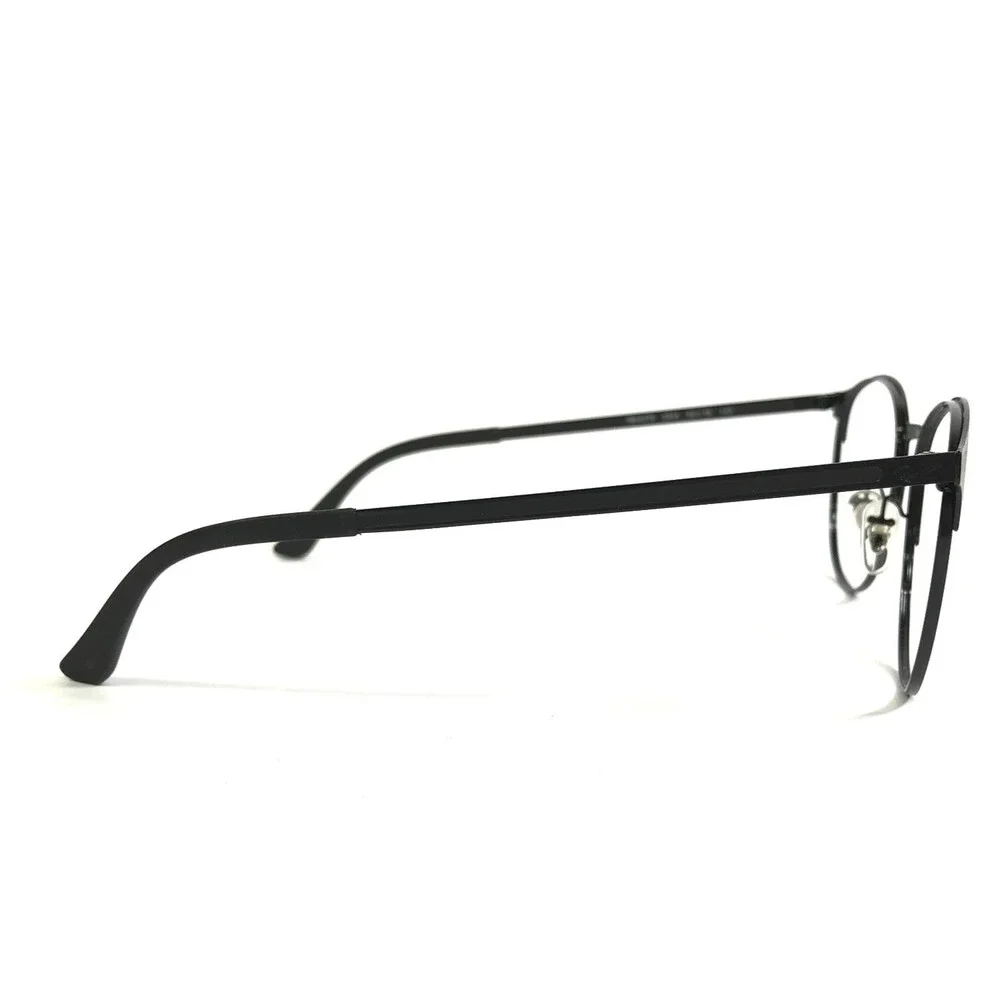 Ray-Ban Eyeglasses Frames RB6375 2944 Polished Black Round Full Rim 53-18-145